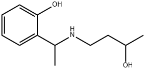 Phenol, 2-[1-[(3-hydroxybutyl)amino]ethyl]- Structural