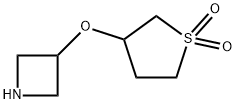 Azetidine, 3-[(tetrahydro-1,1-dioxido-3-thienyl)oxy]- Structural