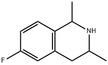 Isoquinoline, 6-fluoro-1,2,3,4-tetrahydro-1,3-dimethyl- Structural