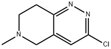 Pyrido[4,3-c]pyridazine, 3-chloro-5,6,7,8-tetrahydro-6-methyl- Structural
