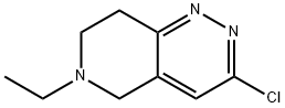 Pyrido[4,3-c]pyridazine, 3-chloro-6-ethyl-5,6,7,8-tetrahydro- Structural