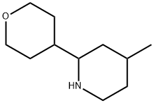 Piperidine, 4-methyl-2-(tetrahydro-2H-pyran-4-yl)- Structural