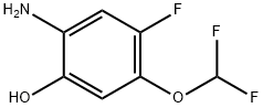 Phenol, 2-amino-5-(difluoromethoxy)-4-fluoro- Structural