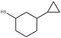 Cyclohexanethiol, 3-cyclopropyl- Structural