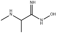 Propanimidamide, N-hydroxy-2-(methylamino)- Structural
