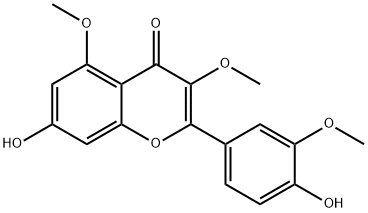 Quercetin 3,5,3'-trimethyl ether Structural