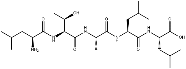 L-Leucine, L-leucyl-L-threonyl-L-alanyl-L-leucyl- Structural