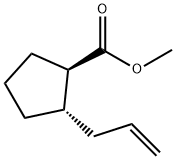 Cyclopentanecarboxylic acid, 2-(2-propenyl)-, methyl ester, trans- (9CI) Structural
