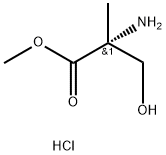 D-Serine, 2-Methyl-, Methyl ester, hydrochloride (1:1) Structural