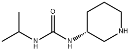 Urea, N-(1-methylethyl)-N'-(3R)-3-piperidinyl- Structural