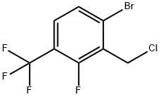Benzene, 1-bromo-2-(chloromethyl)-3-fluoro-4-(trifluoromethyl)- Structural
