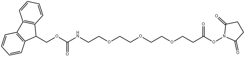 Fmoc-PEG3-NHS ester Structural