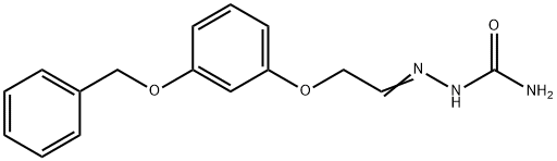 Hydrazinecarboxamide, 2-[2-[3-(phenylmethoxy)phenoxy]ethylidene]- Structural
