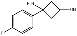 Cyclobutanol, 3-amino-3-(4-fluorophenyl)- Structural
