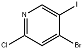 Pyridine, 4-bromo-2-chloro-5-iodo- Structural