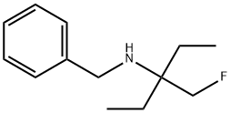 Benzenemethanamine, N-[1-ethyl-1-(fluoromethyl)propyl]- Structural