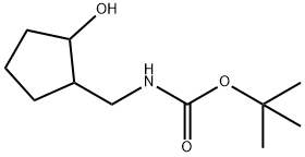 tert-butyl N-[(2-hydroxycyclopentyl)methyl]carbamate, Mixture of diastereomers Structural