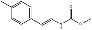 N-[2-(4-methylphenyl)ethenyl]carbamic acid methyl ester Structural