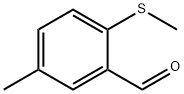 Benzaldehyde, 5-methyl-2-(methylthio)- Structural