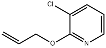 Pyridine, 3-chloro-2-(2-propen-1-yloxy)- Structural