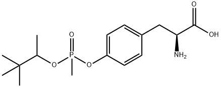 L-Tyrosine, O-[methyl(1,2,2-trimethylpropoxy)phosphinyl]- Structural