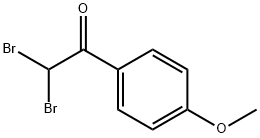 Ethanone, 2,2-dibromo-1-(4-methoxyphenyl)- Structural