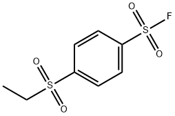 Benzenesulfonyl fluoride, 4-(ethylsulfonyl)- Structural