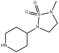 Piperidine, 4-(5-methyl-1,1-dioxido-1,2,5-thiadiazolidin-2-yl)- Structural