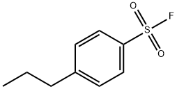 Benzenesulfonyl fluoride, 4-propyl- Structural