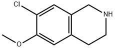 Isoquinoline, 7-chloro-1,2,3,4-tetrahydro-6-methoxy- Structural