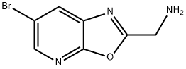 Oxazolo[5,4-b]pyridine-2-methanamine, 6-bromo- Structural