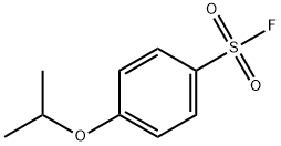 Benzenesulfonyl fluoride, 4-(1-methylethoxy)- Structural