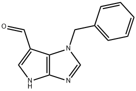 Pyrrolo[2,3-d]imidazole-6-carboxaldehyde, 1,4-dihydro-1-(phenylmethyl)- Structural
