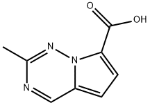 Pyrrolo[2,1-f][1,2,4]triazine-7-carboxylic acid, 2-methyl- Structural