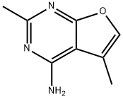 Furo[2,3-d]pyrimidin-4-amine, 2,5-dimethyl- Structural