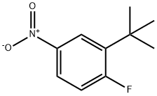 Benzene, 2-(1,1-dimethylethyl)-1-fluoro-4-nitro- Structural
