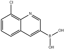 Boronic acid, B-(8-chloro-3-quinolinyl)- Structural