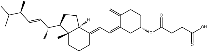 Vitamin D2 derivative Structural