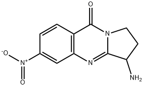 Pyrrolo[2,1-b]quinazolin-9(1H)-one, 3-amino-2,3-dihydro-6-nitro- Structural