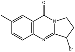 Pyrrolo[2,1-b]quinazolin-9(1H)-one, 3-bromo-2,3-dihydro-7-methyl- Structural