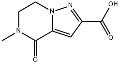 Pyrazolo[1,5-a]pyrazine-2-carboxylic acid, 4,5,6,7-tetrahydro-5-methyl-4-oxo- Structural