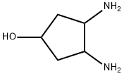 Cyclopentanol, 3,4-diamino- Structural