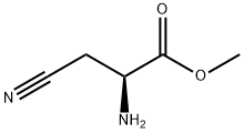 Alanine, 3-cyano-, methyl ester Structural