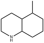Quinoline, decahydro-5-methyl- Structural