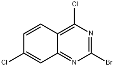 Quinazoline, 2-bromo-4,7-dichloro- Structural