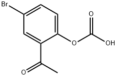 Ethanone, 1-[5-bromo-2-(carboxyoxy)phenyl]- Structural