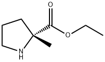 D-Proline, 2-methyl-, ethyl ester Structural