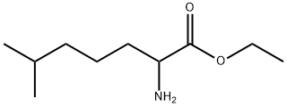 Heptanoic acid, 2-amino-6-methyl-, ethyl ester Structural