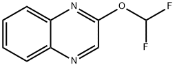 Quinoxaline, 2-(difluoromethoxy)- Structural