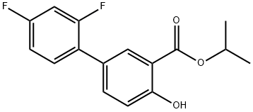 Diflunisal Isopropyl Ester Structural
